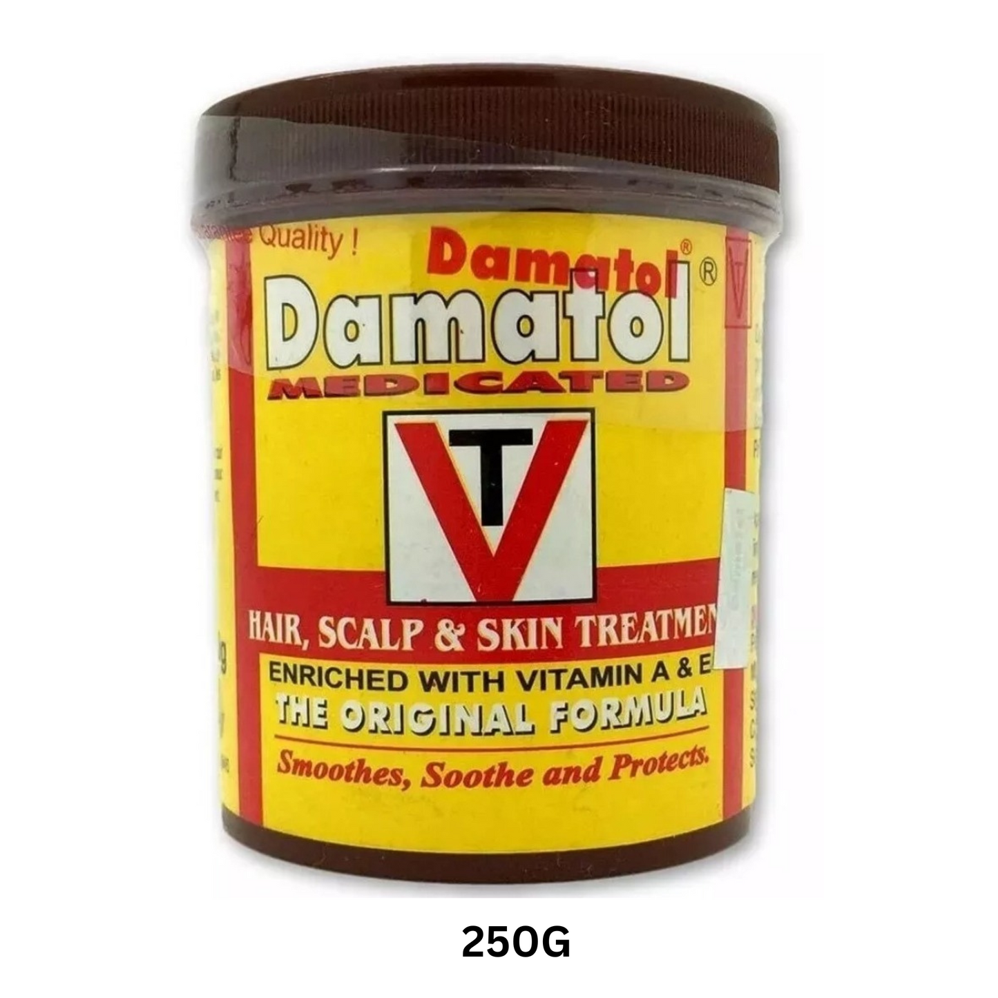 Damatol Medicated Hair & Scalp Treatment - Original Formula, Vitamins A & E