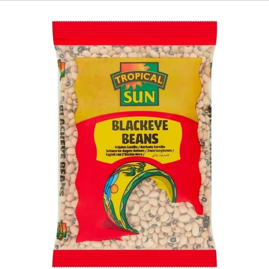 Tropical Sun Black Eyed Beans, 2KG, Pack of 1