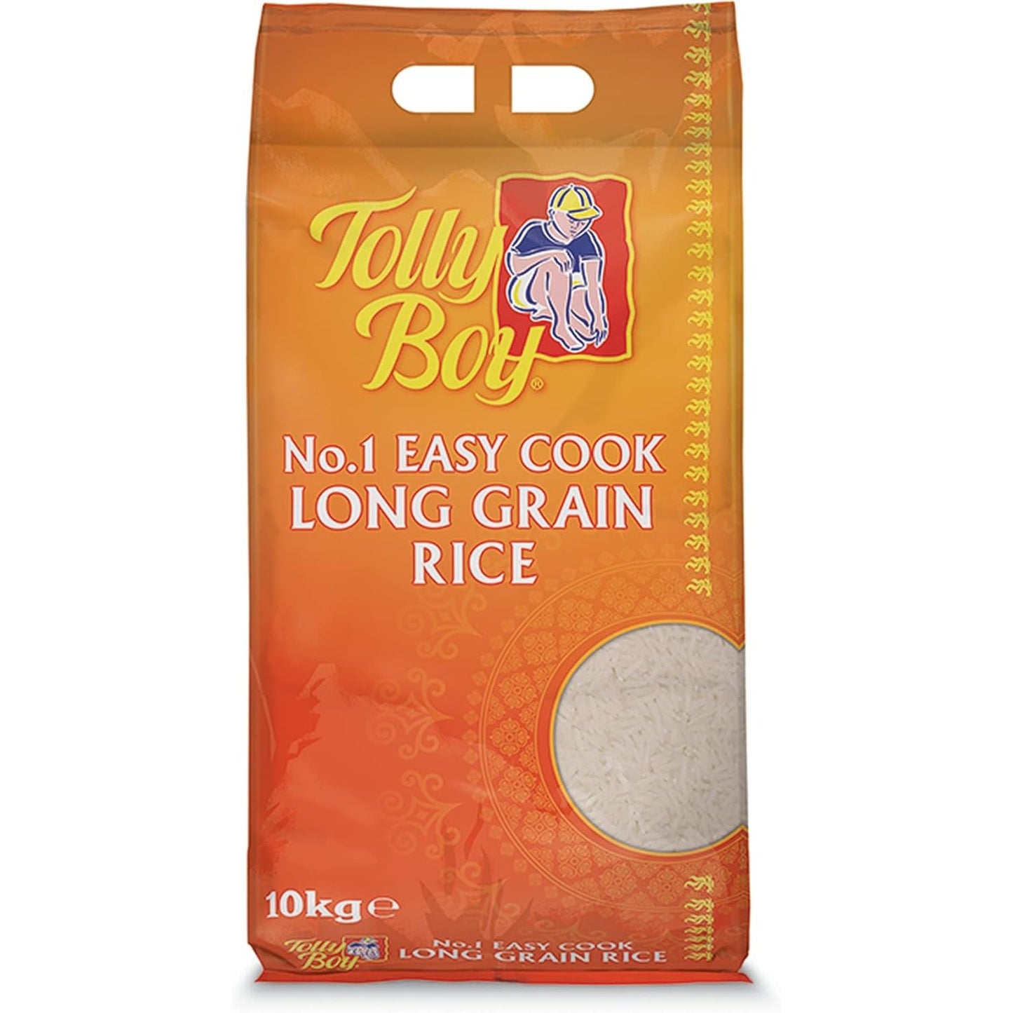 Easy Cook Long Grain White Rice 10kg by Tolly Boy