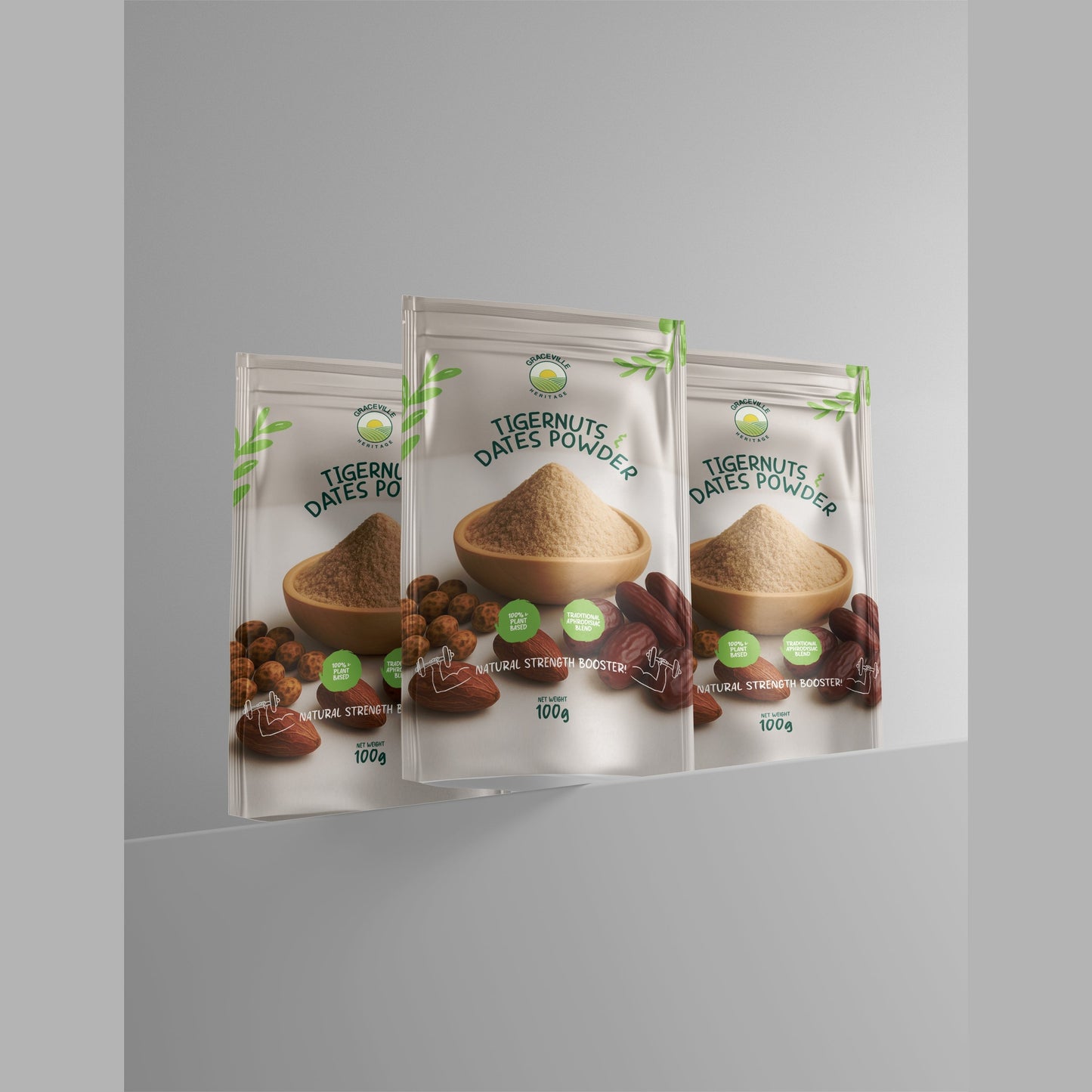 Tigernut and Date Powder With Bitterkola | Traditional Aphrodisiac Powder