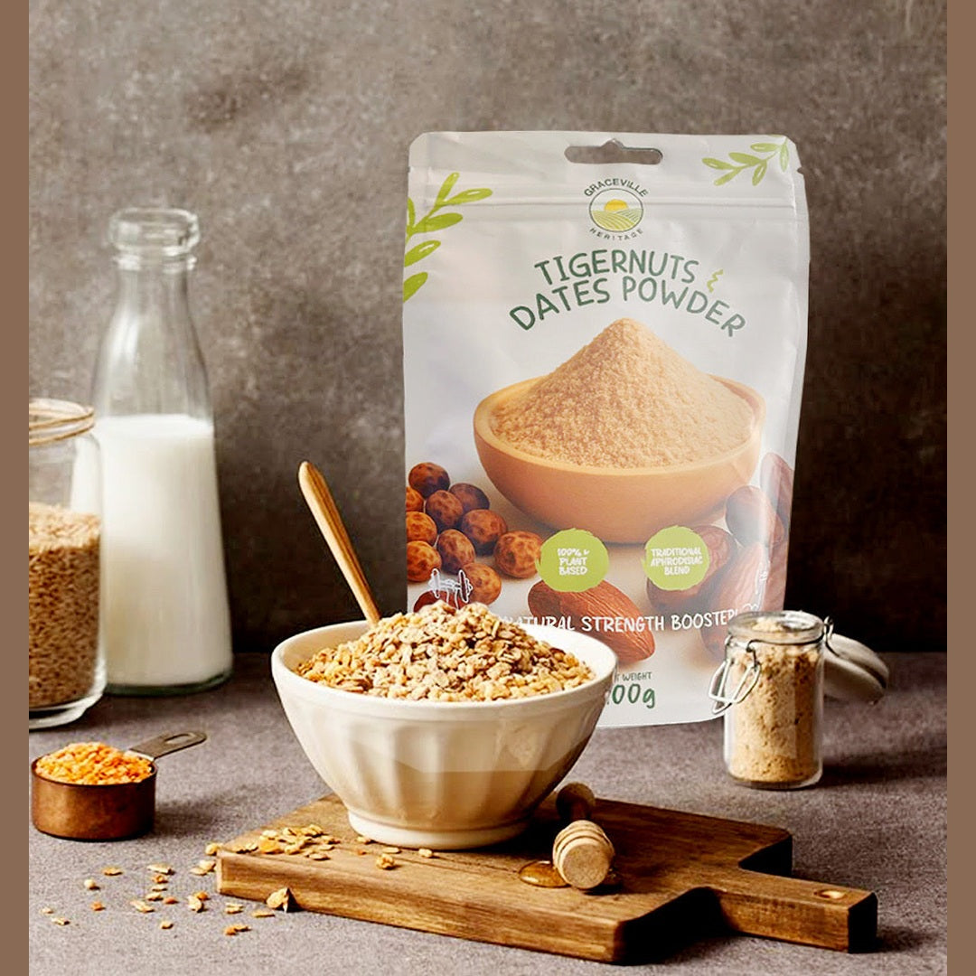Tigernut and Date Powder With Bitterkola | Traditional Aphrodisiac Powder