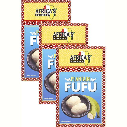 Africa's Finest Plantain Fufu, 680g (Pack of 3) - GLOXMART