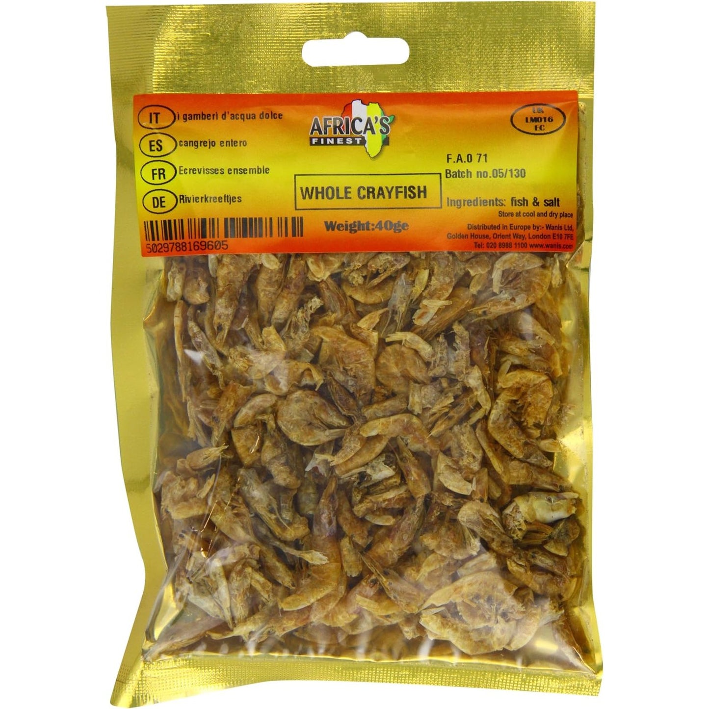 Africa's Finest Whole Crayfish 150g - GLOXMART