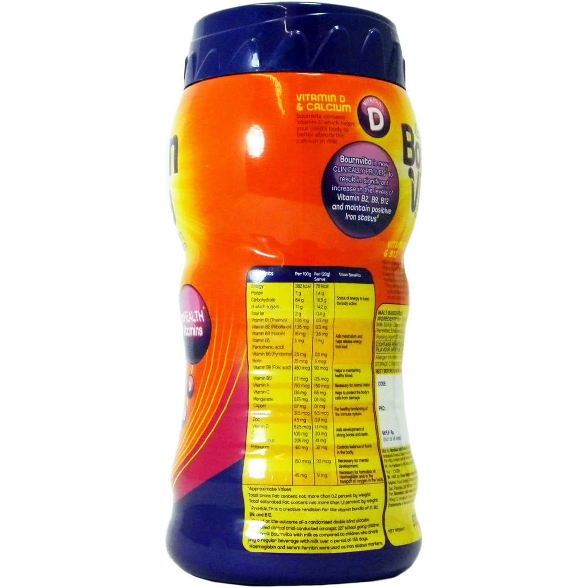 Cadbury - Bourn Vita - Chocolate Powder - 500g - GLOXMART