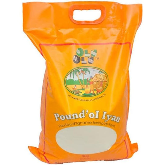 Olu Olu Poundo Iyan 4kg (Poundo Yam) - GLOXMART