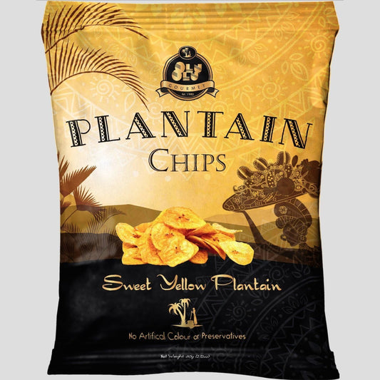 Olu Olu Sweet Yellow Plantain Chips 12x60g - GLOXMART