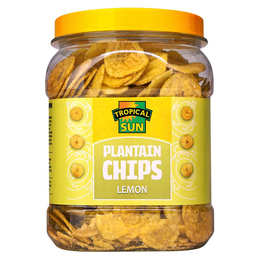Tropical Sun Salted Plantain Chips, 450g (Pack of 1) - GLOXMART