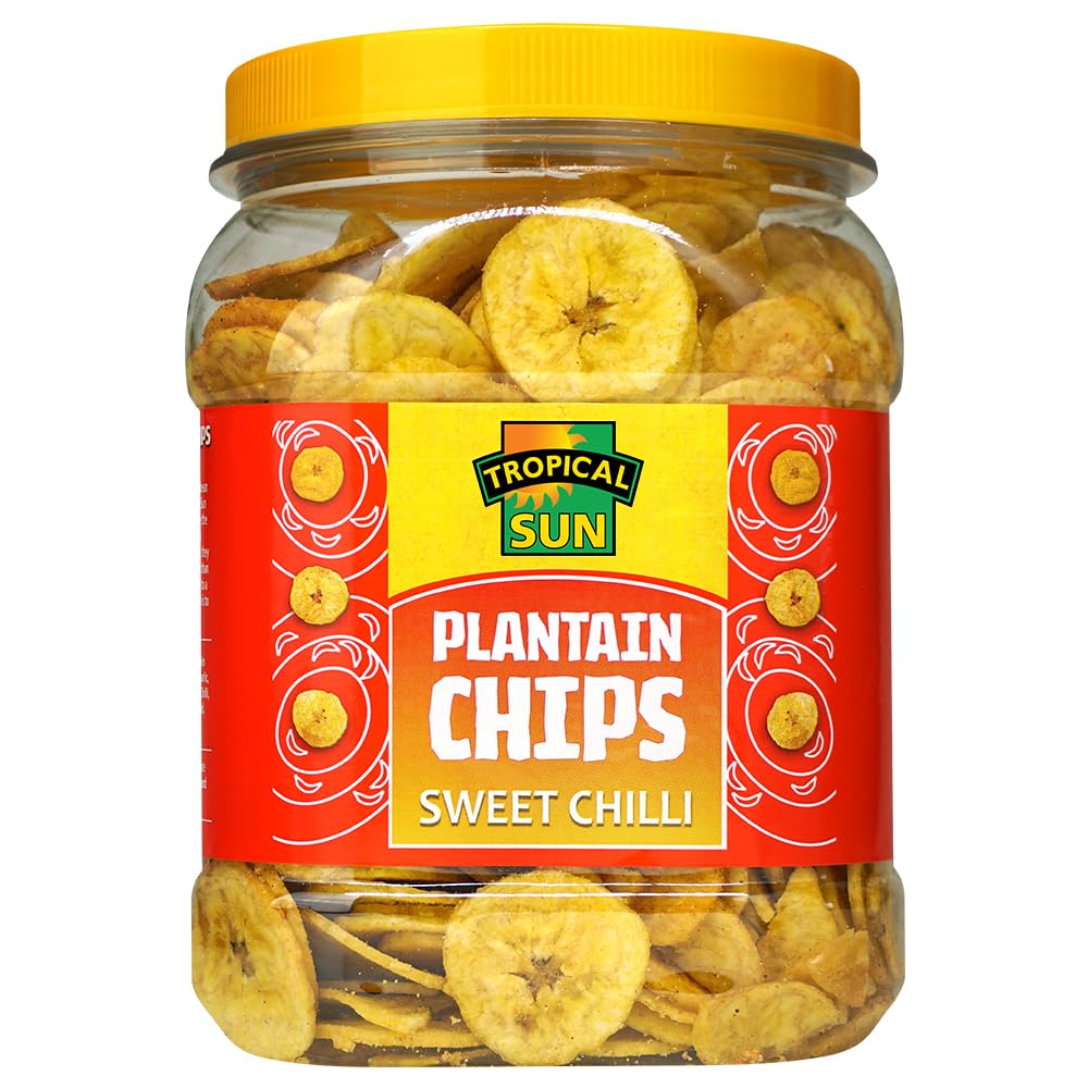 Tropical Sun Salted Plantain Chips, 450g (Pack of 1) - GLOXMART