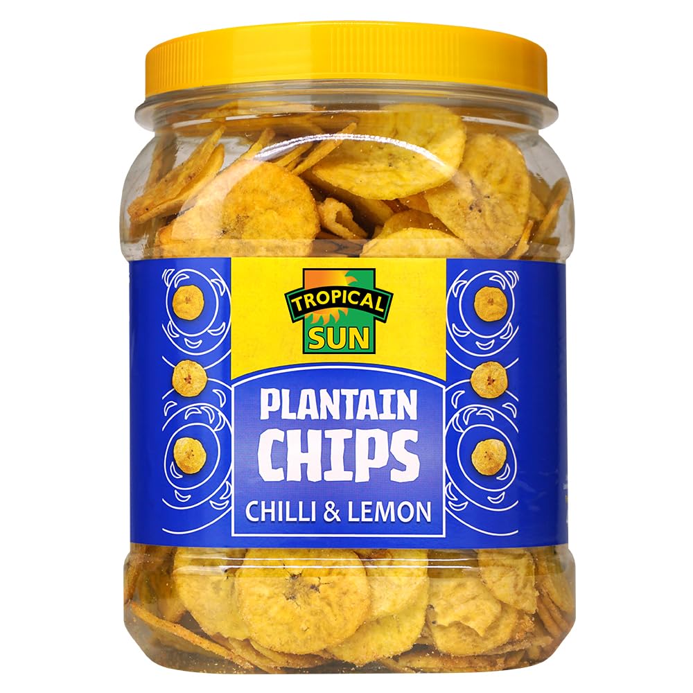 Tropical Sun Salted Plantain Chips, 450g (Pack of 1) - GLOXMART