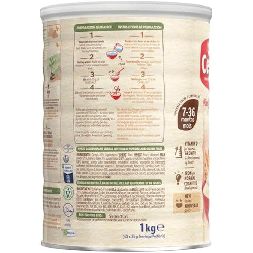 Cerelac Mixed Fruits & Wheat Infant Cereal with Milk 1kg | from 7 months+ | Baby Cereal