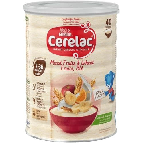 Cerelac Mixed Fruits & Wheat Infant Cereal with Milk 1kg | from 7 months+ | Baby Cereal