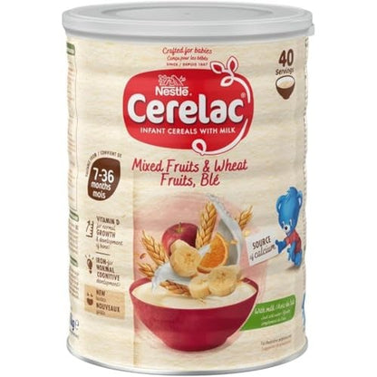 Cerelac Mixed Fruits & Wheat Infant Cereal with Milk 1kg | from 7 months+ | Baby Cereal
