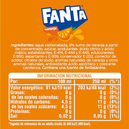 Fanta Orange 8 x 330 ml