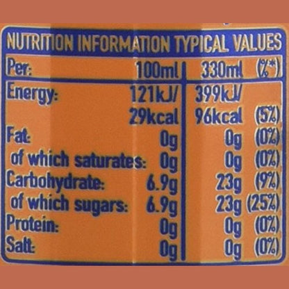 Fanta Orange 8 x 330 ml