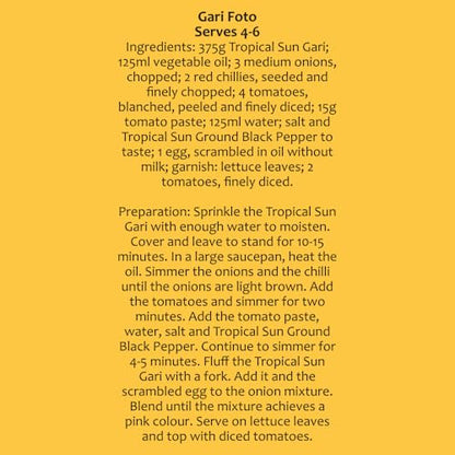 Tropical Sun Gari White 5 kg