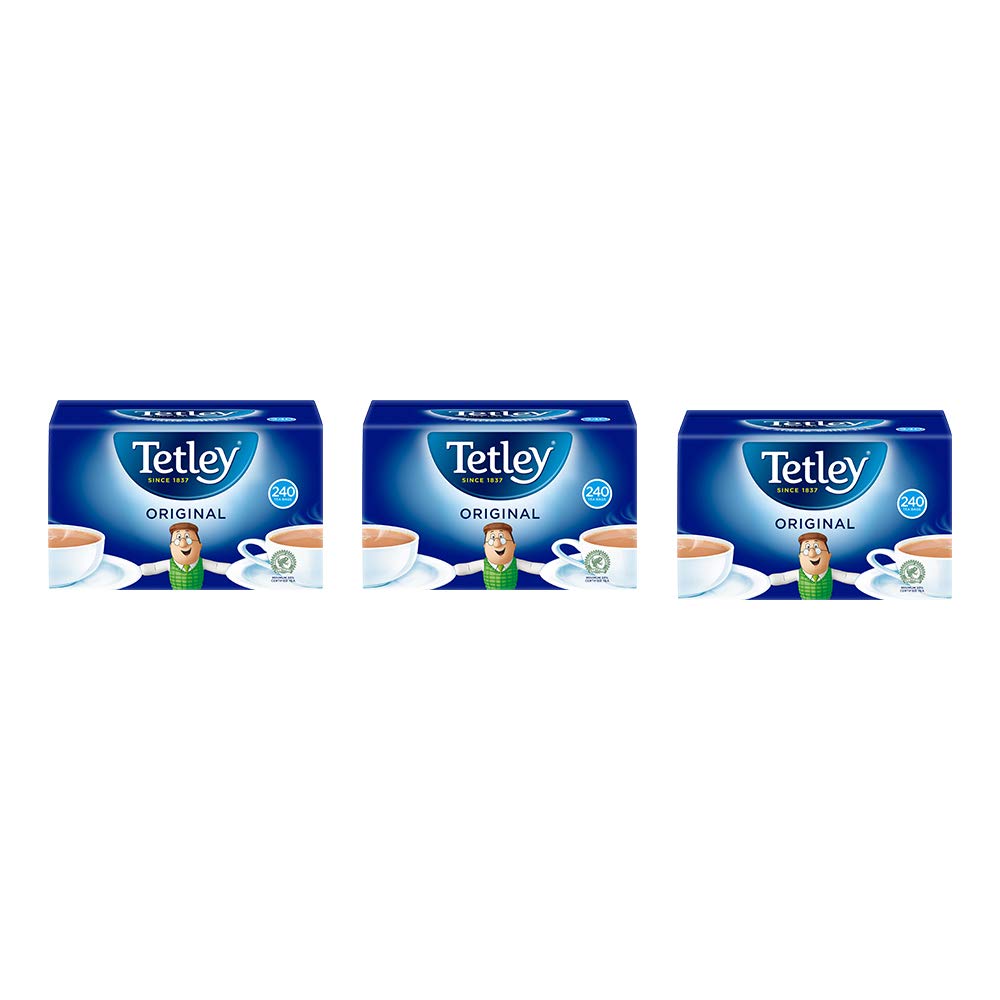 Tetley Original Black Tea Bags - Full Flavoured British Brew - Perfect for Breakfast or Anytime - Rainforest Alliance Certified - 160 Teabags (1 Pack)