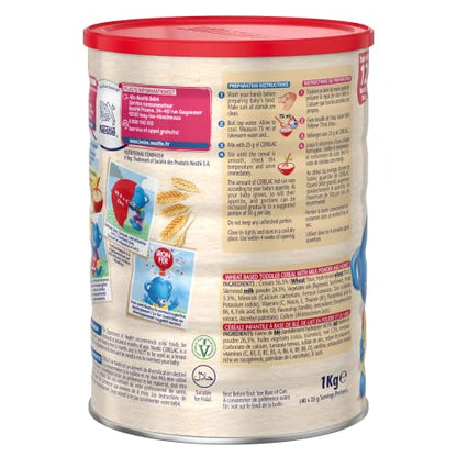 Cerelac Honey & Wheat Toddler Cereal with Milk | from 12 months+ | Toddler Cereal 1kg