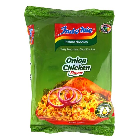Indomie Chicken Onion Instant Noodles, 70 g, Pack of 40