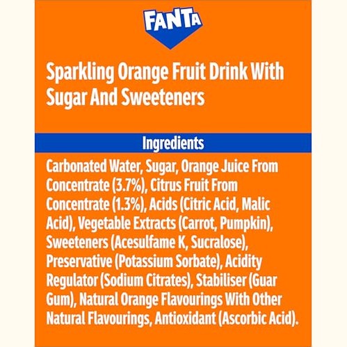Fanta Orange 8 x 330 ml