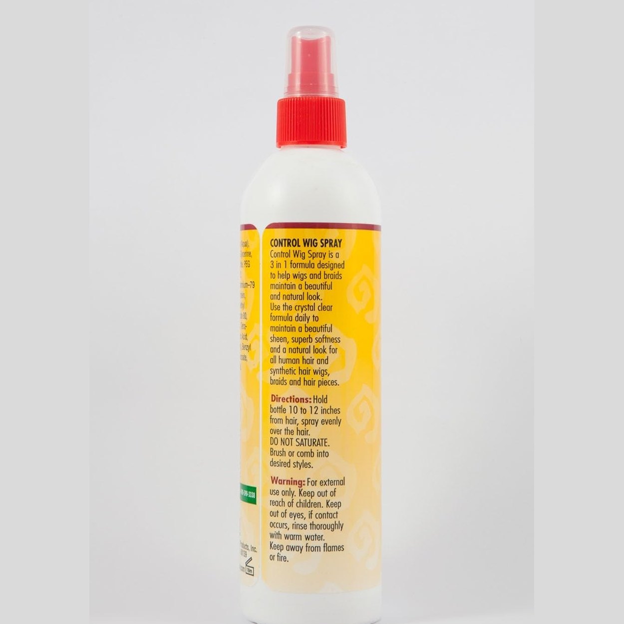 African Essence Wig Control Spray for Human & Synthetic Hair 355 ml by African Essence