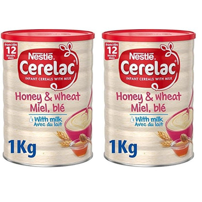 Cerelac Honey & Wheat Toddler Cereal with Milk | from 12 months+ | Toddler Cereal 1kg