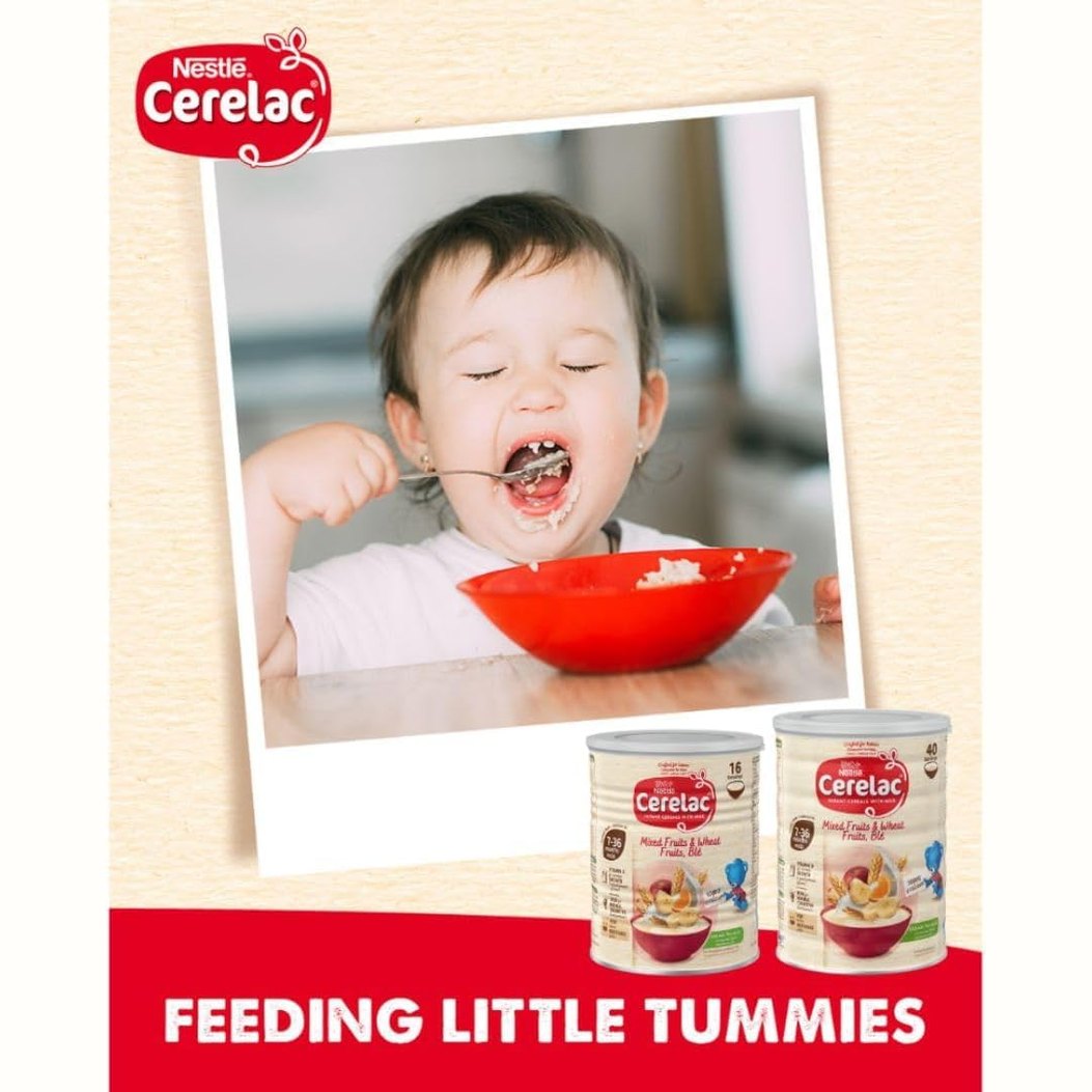 Cerelac Mixed Fruits & Wheat Infant Cereal with Milk 1kg | from 7 months+ | Baby Cereal