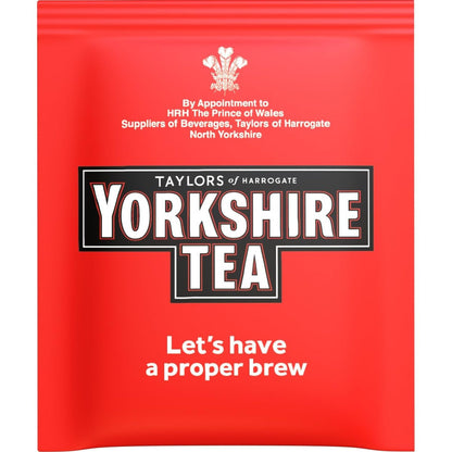 Yorkshire Tea, 200 Individually Wrapped & Tagged Tea Bags