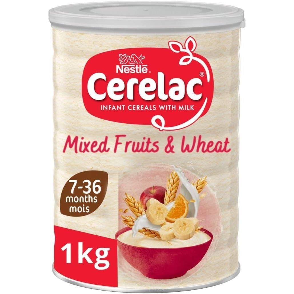 Cerelac Mixed Fruits & Wheat Infant Cereal with Milk 1kg | from 7 months+ | Baby Cereal