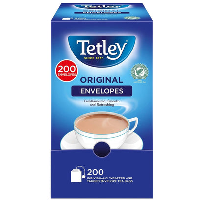 Tetley Original Black Tea Bags - Full Flavoured British Brew - Perfect for Breakfast or Anytime - Rainforest Alliance Certified - 160 Teabags (1 Pack)