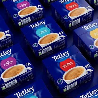 Tetley Original Black Tea Bags - Full Flavoured British Brew - Perfect for Breakfast or Anytime - Rainforest Alliance Certified - 160 Teabags (1 Pack)