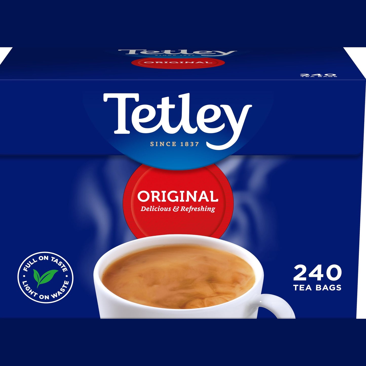Tetley Original Black Tea Bags - Full Flavoured British Brew - Perfect for Breakfast or Anytime - Rainforest Alliance Certified - 160 Teabags (1 Pack)