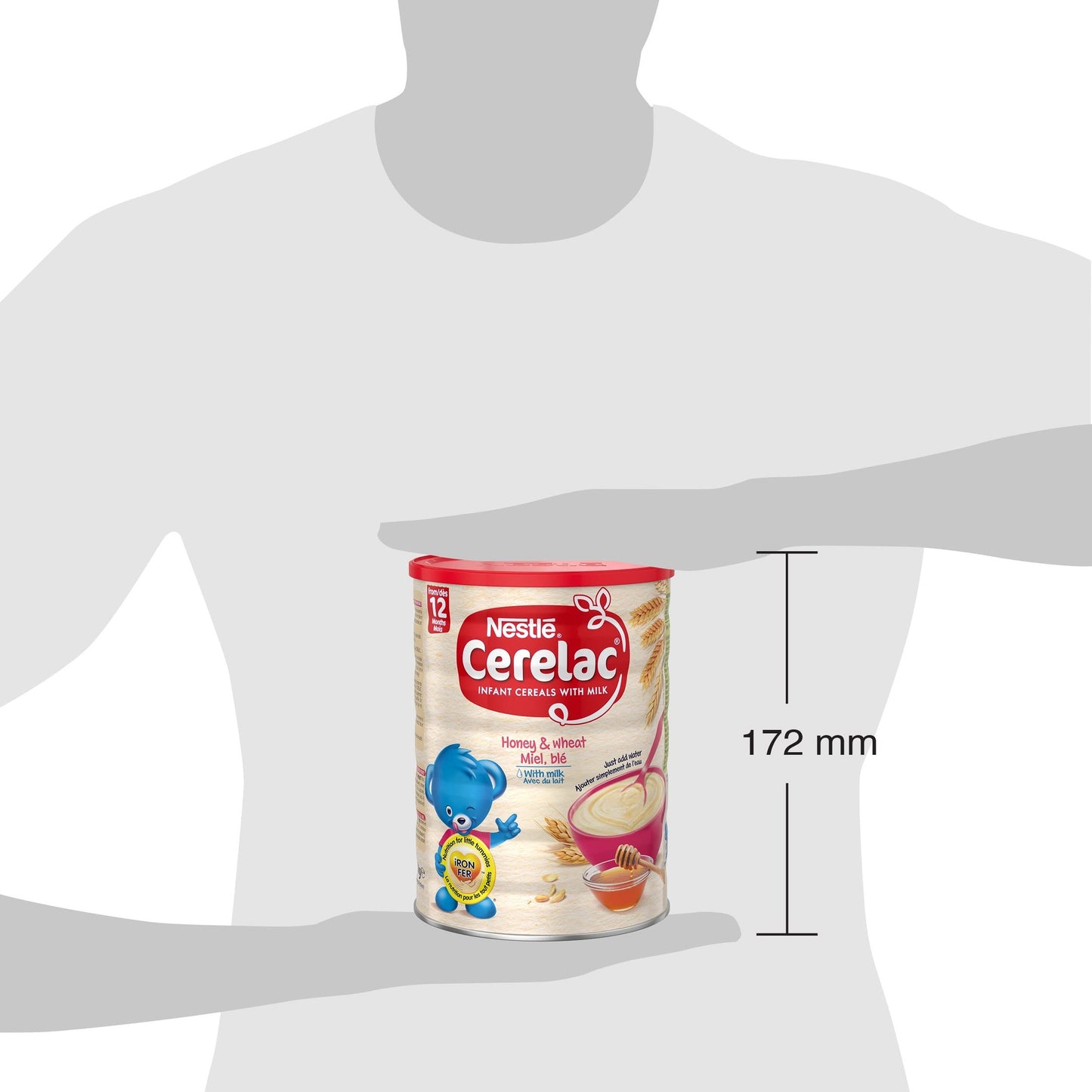 Cerelac Honey & Wheat Toddler Cereal with Milk | from 12 months+ | Toddler Cereal 1kg