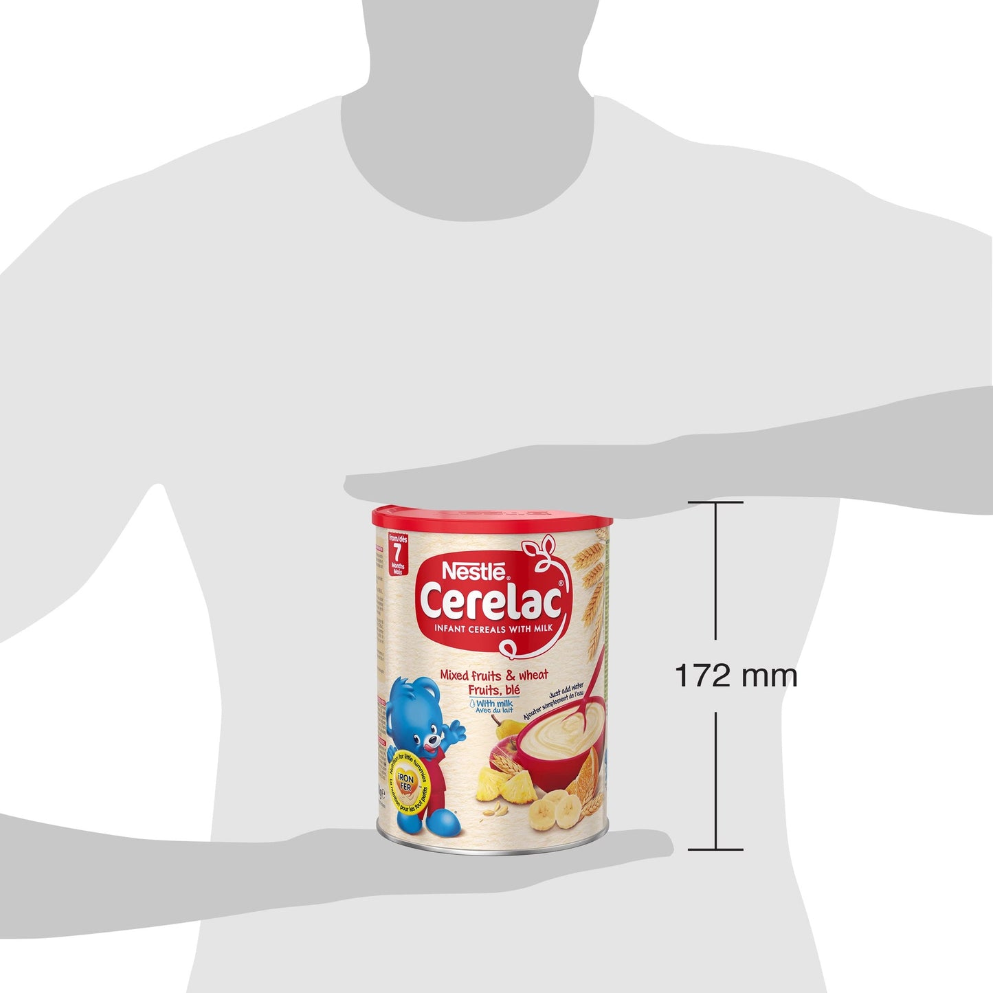 Cerelac Mixed Fruits & Wheat Infant Cereal with Milk 1kg | from 7 months+ | Baby Cereal