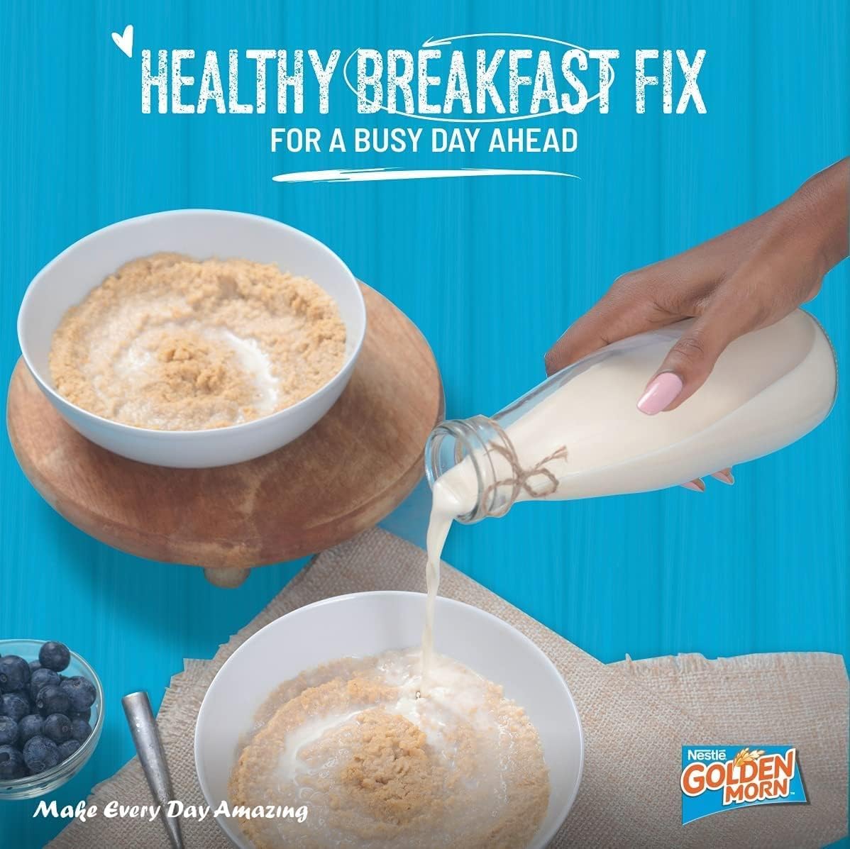 Golden Morn 900g | Maize & Soya Protein | PACK OF 1| Nutritious Family Cereal | Nigerian