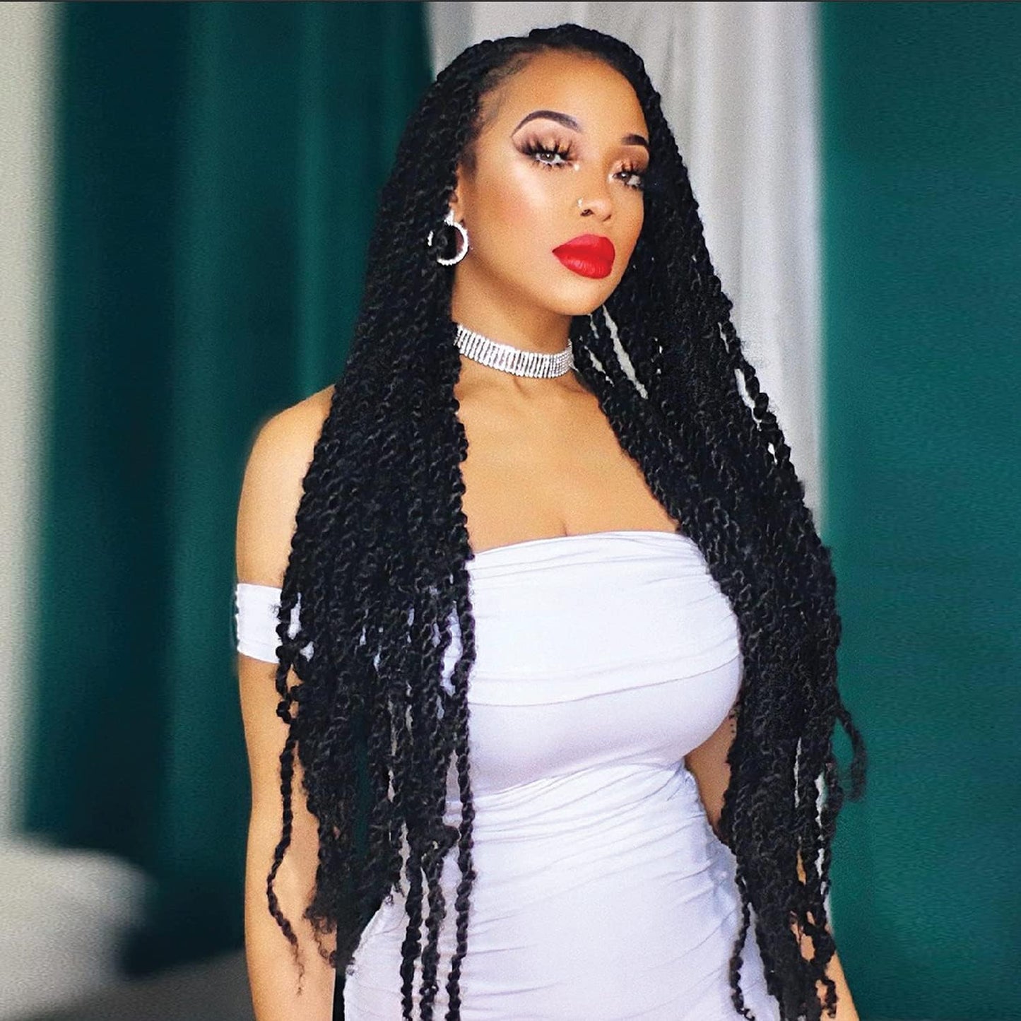 (1-Pack, 2T1B/27) 24" Outre Crochet Braids X-Pression Twisted Up 3X Springy Afro Twist 24" (1-Pack, 2T1B/27)