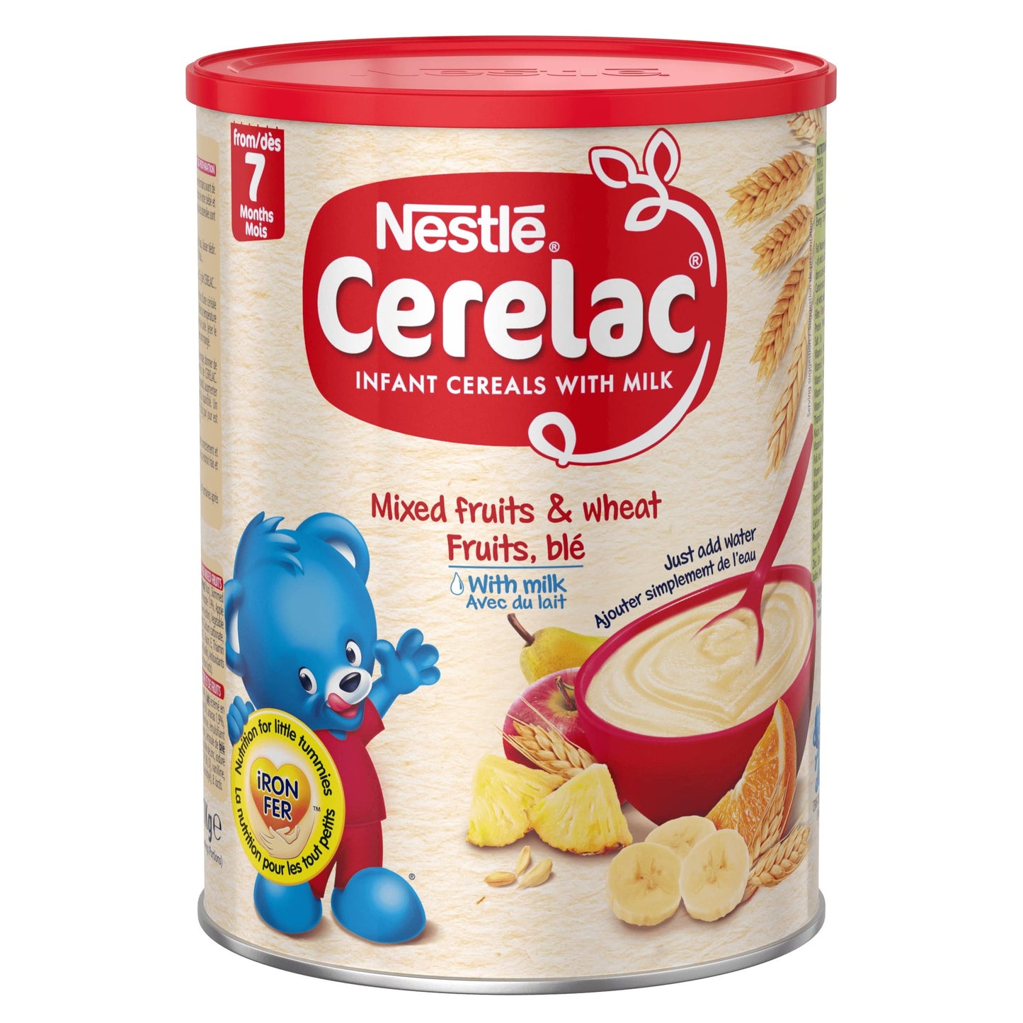 Cerelac Mixed Fruits & Wheat Infant Cereal with Milk 1kg | from 7 months+ | Baby Cereal