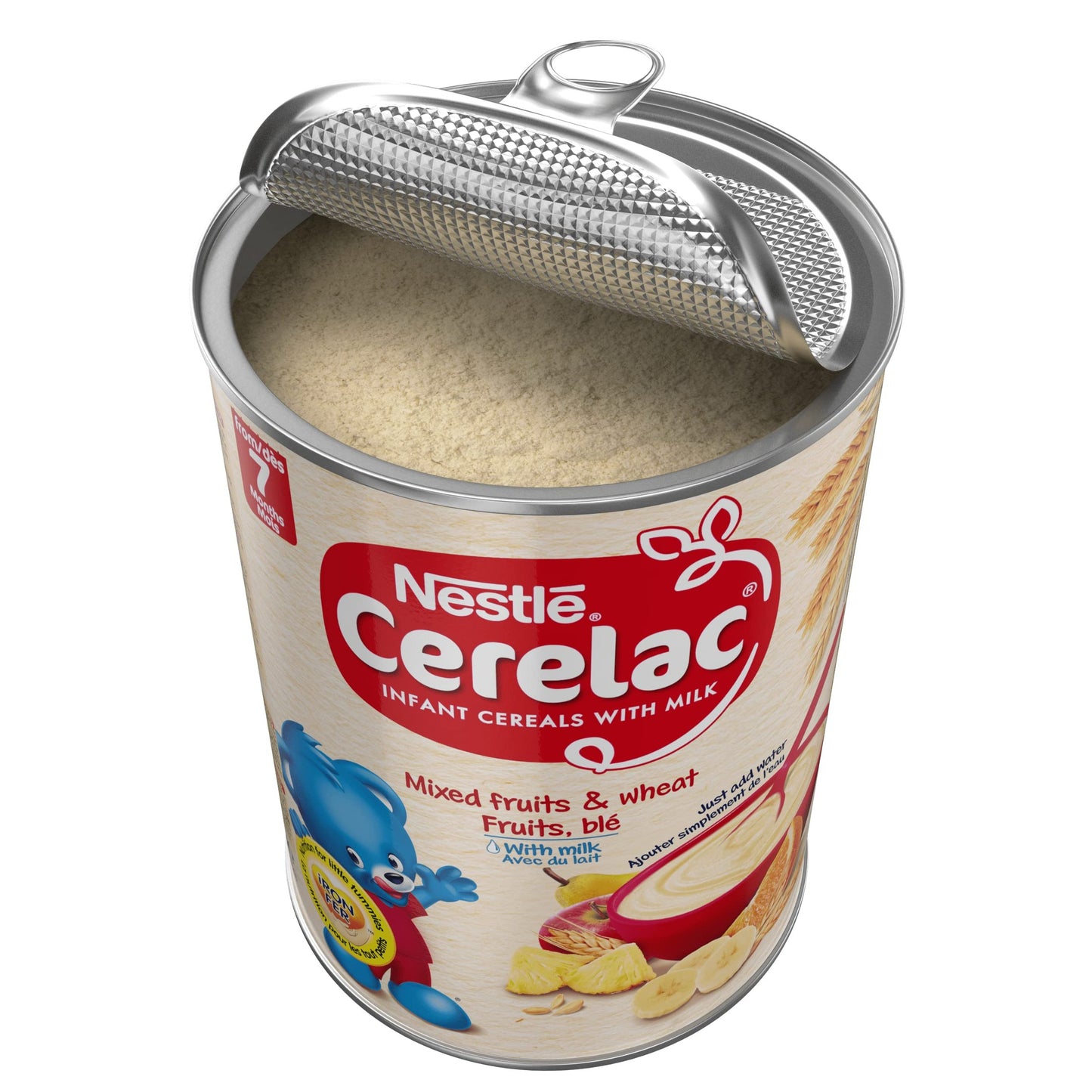 Cerelac Mixed Fruits & Wheat Infant Cereal with Milk 1kg | from 7 months+ | Baby Cereal