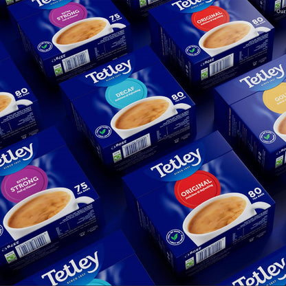 Tetley Original Black Tea Bags - Full Flavoured British Brew - Perfect for Breakfast or Anytime - Rainforest Alliance Certified - 160 Teabags (1 Pack)