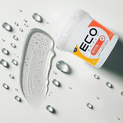 Eco Style Krystal Eco Styler Hair Gel, Hydrate and Style, Alcohol-Free, Clear 473 ml (Pack of 1)