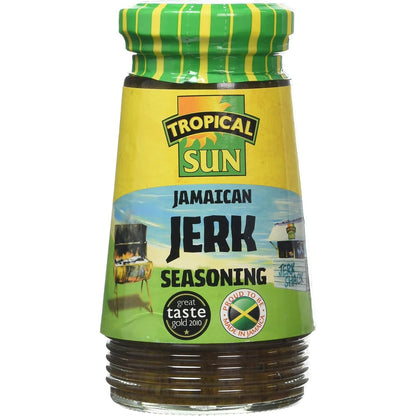 Tropical Sun Jamaican Jerk Seasoning Spices for Easy Meals 280g (Pack of 6) – Food Flavour Enhancer