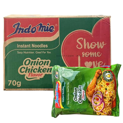 Indomie Chicken Onion Instant Noodles, 70 g, Pack of 40