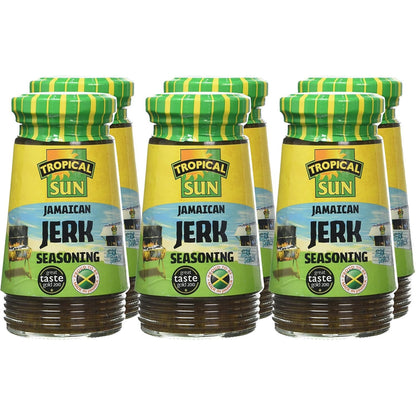 Tropical Sun Jamaican Jerk Seasoning Spices for Easy Meals 280g (Pack of 6) – Food Flavour Enhancer