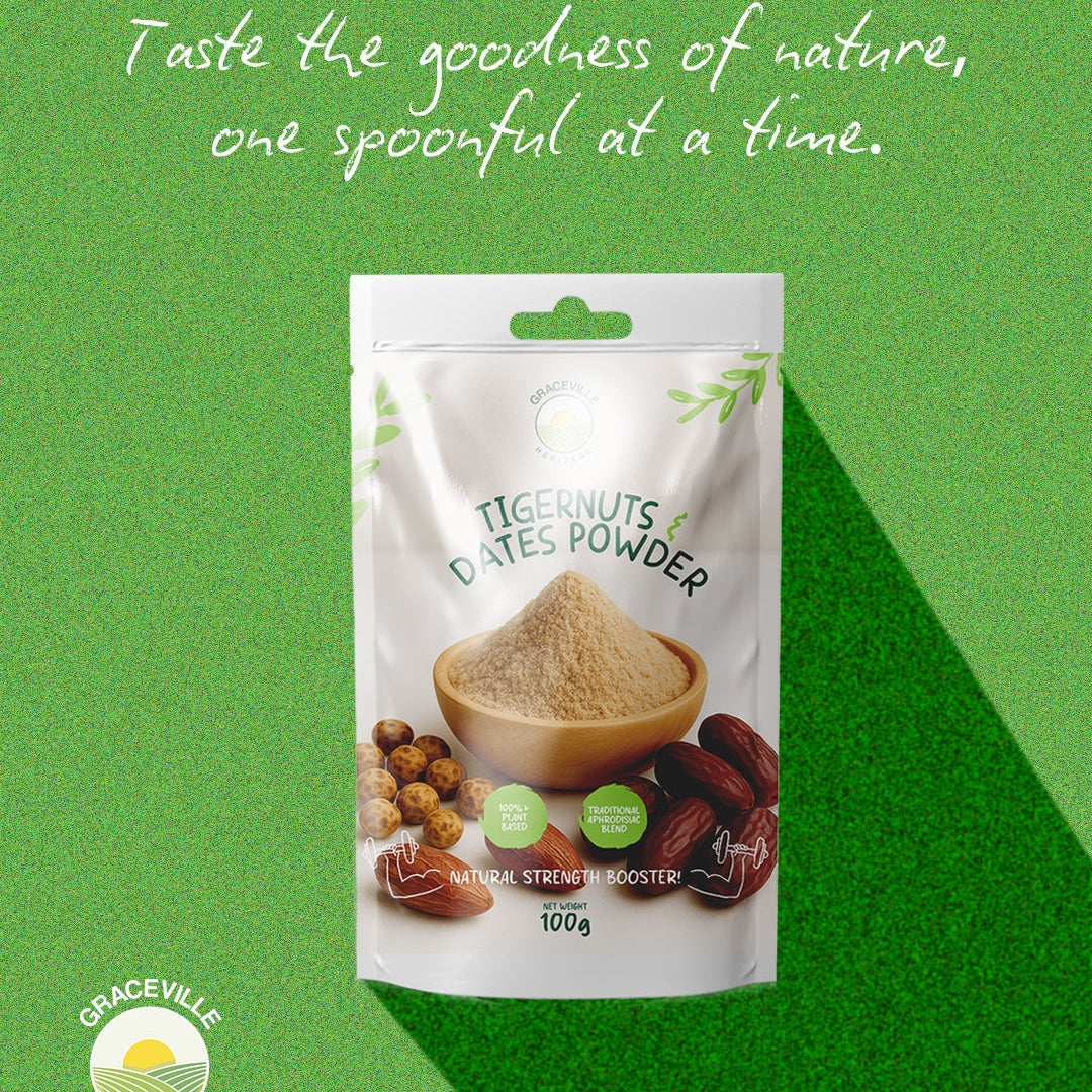 Tigernut and Date Powder With Bitterkola | Traditional Aphrodisiac Powder