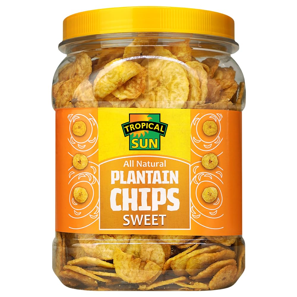 Tropical Sun Salted Plantain Chips, 450g (Pack of 1) - GLOXMART